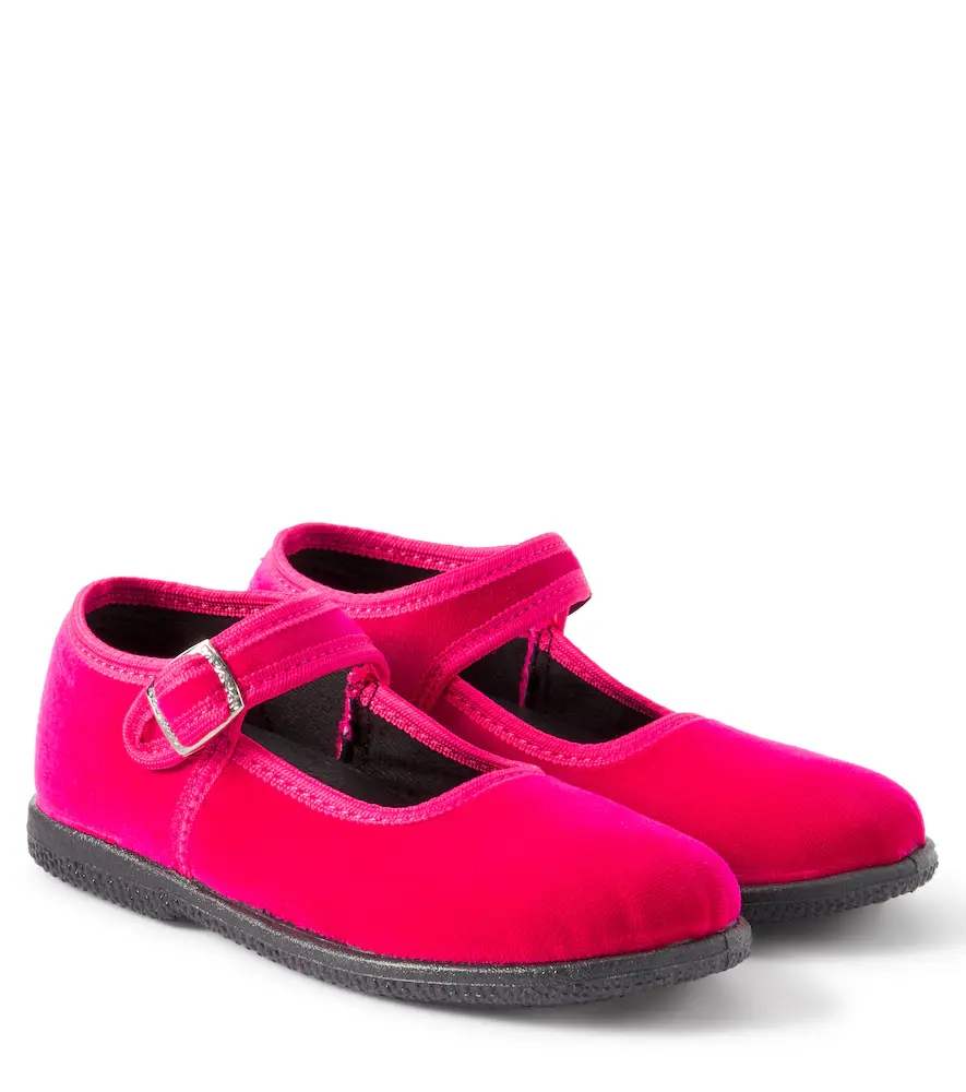 PePe Velvet Ballet Flats