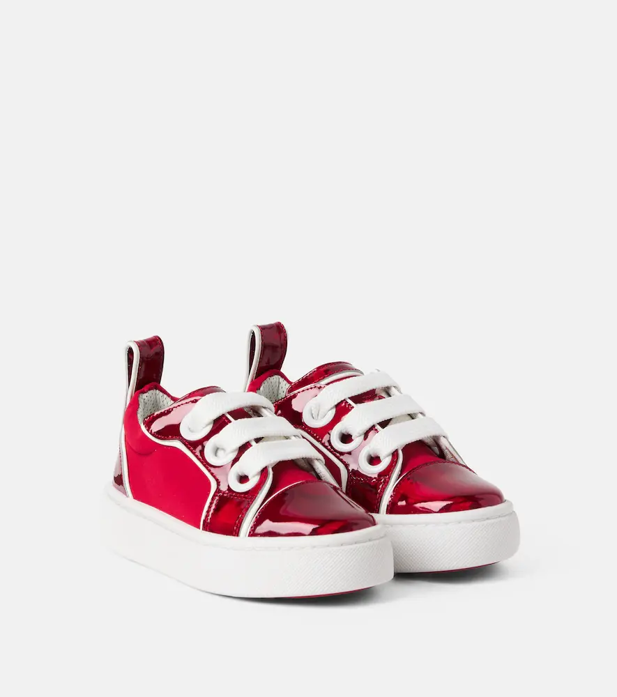 Christian Louboutin Kids Toy Toy Metallic Sneakers