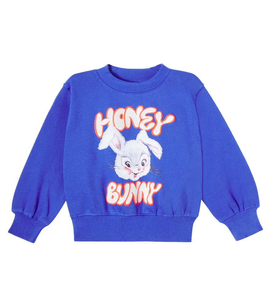 Marge Printed Cotton Jersey Sweatshirt