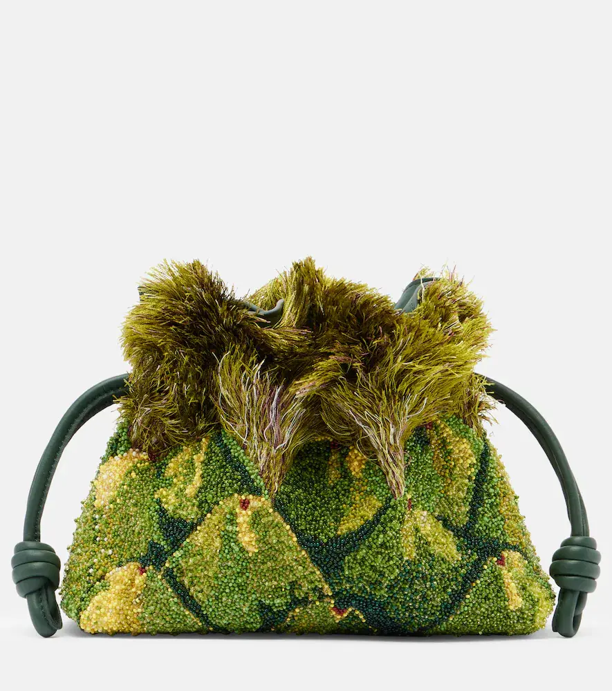 Paula’s Ibiza Flamenco Mini Beaded Clutch