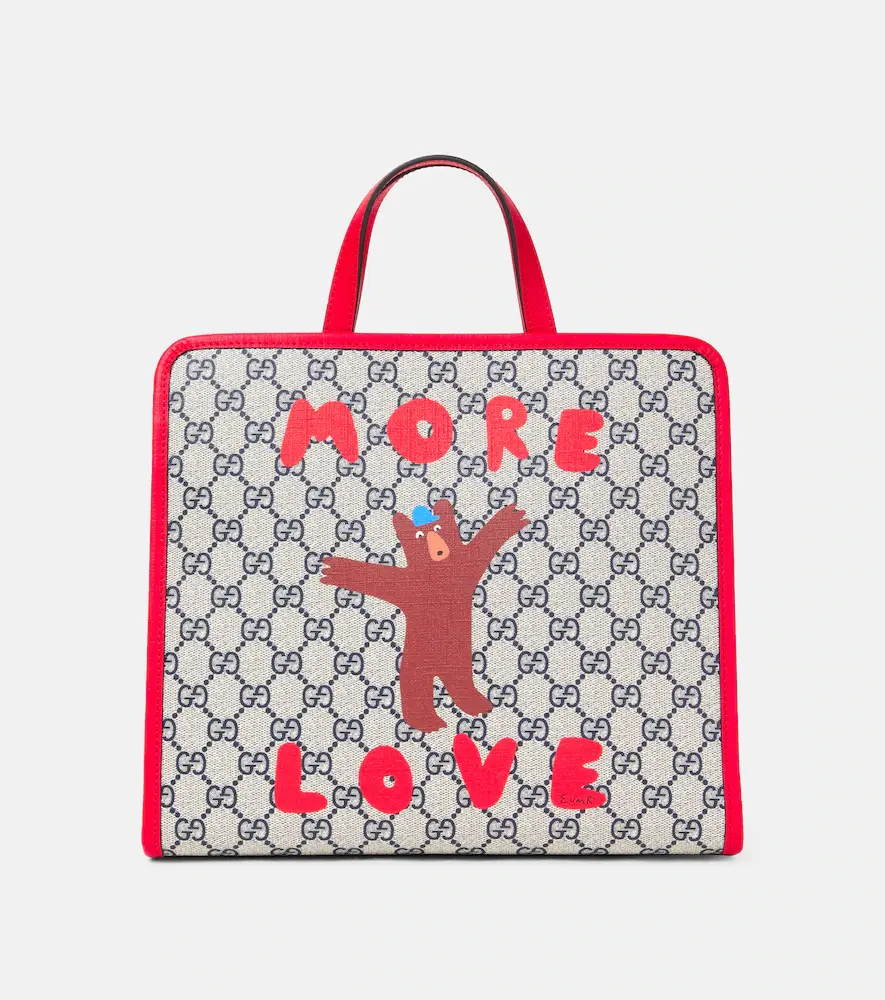 Gucci Kids X Euan Roberts GG Canvas Tote Bag
