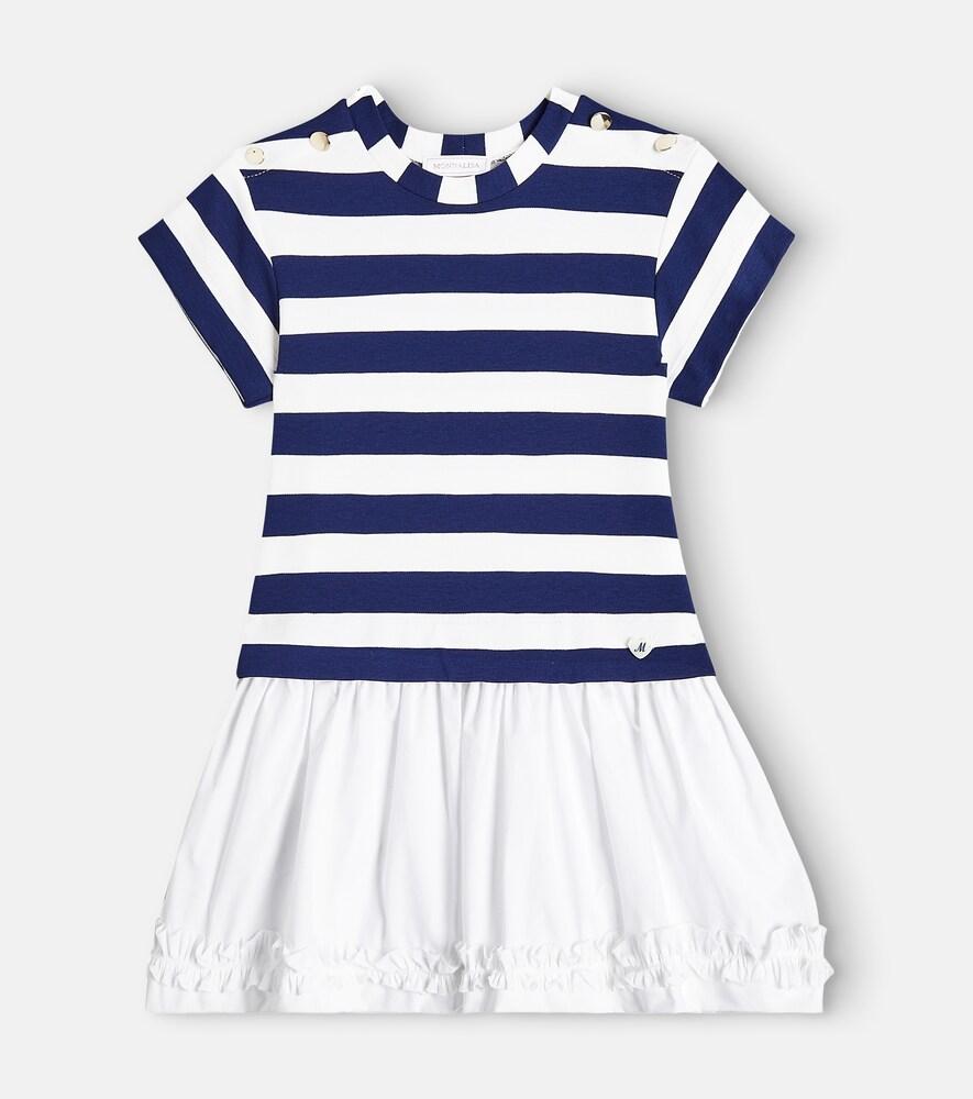 Printed Jersey Sweatshirt Dress