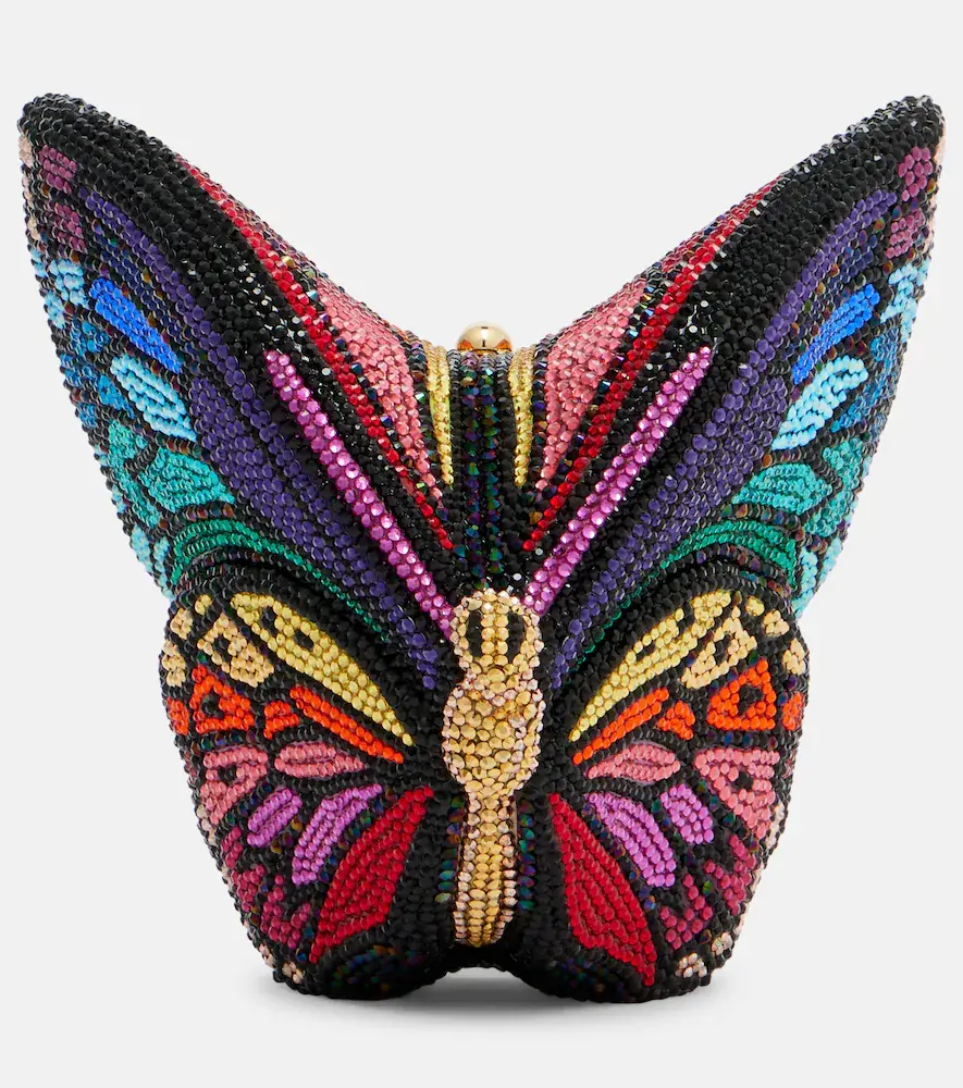 Judith Leiber Couture Butterfly Embellished Clutch