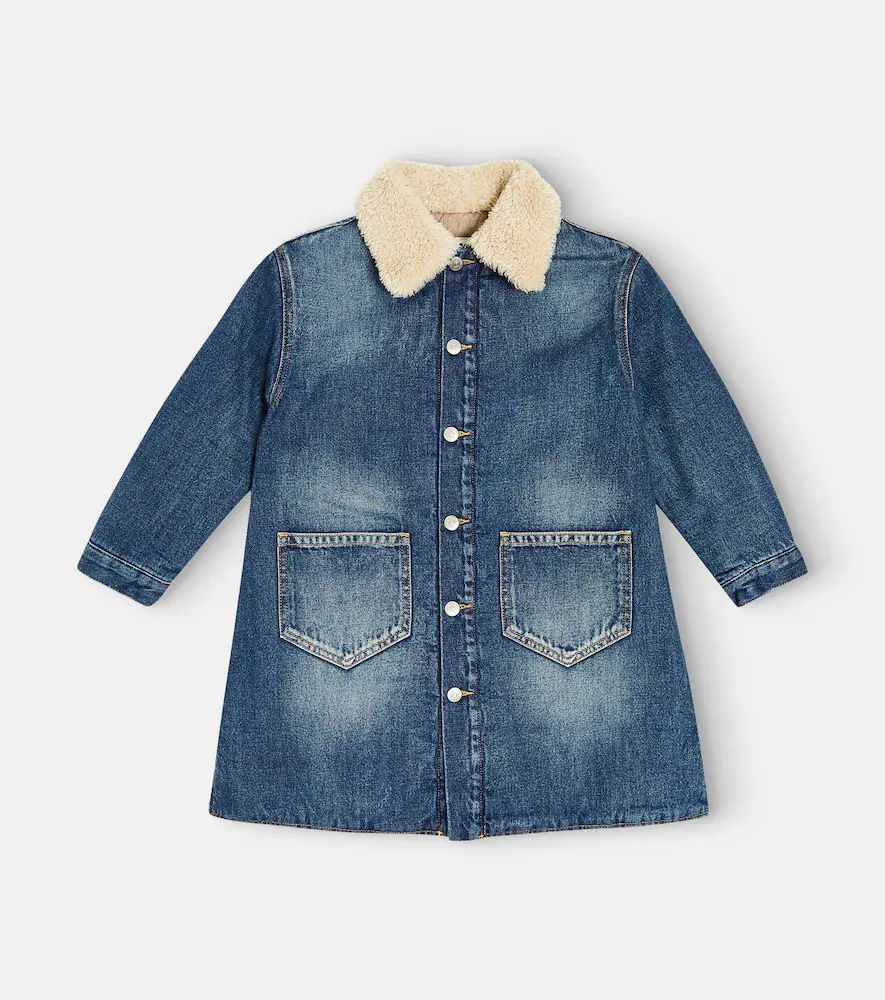 Mm6 Maison Margiela Kids Denim Coat