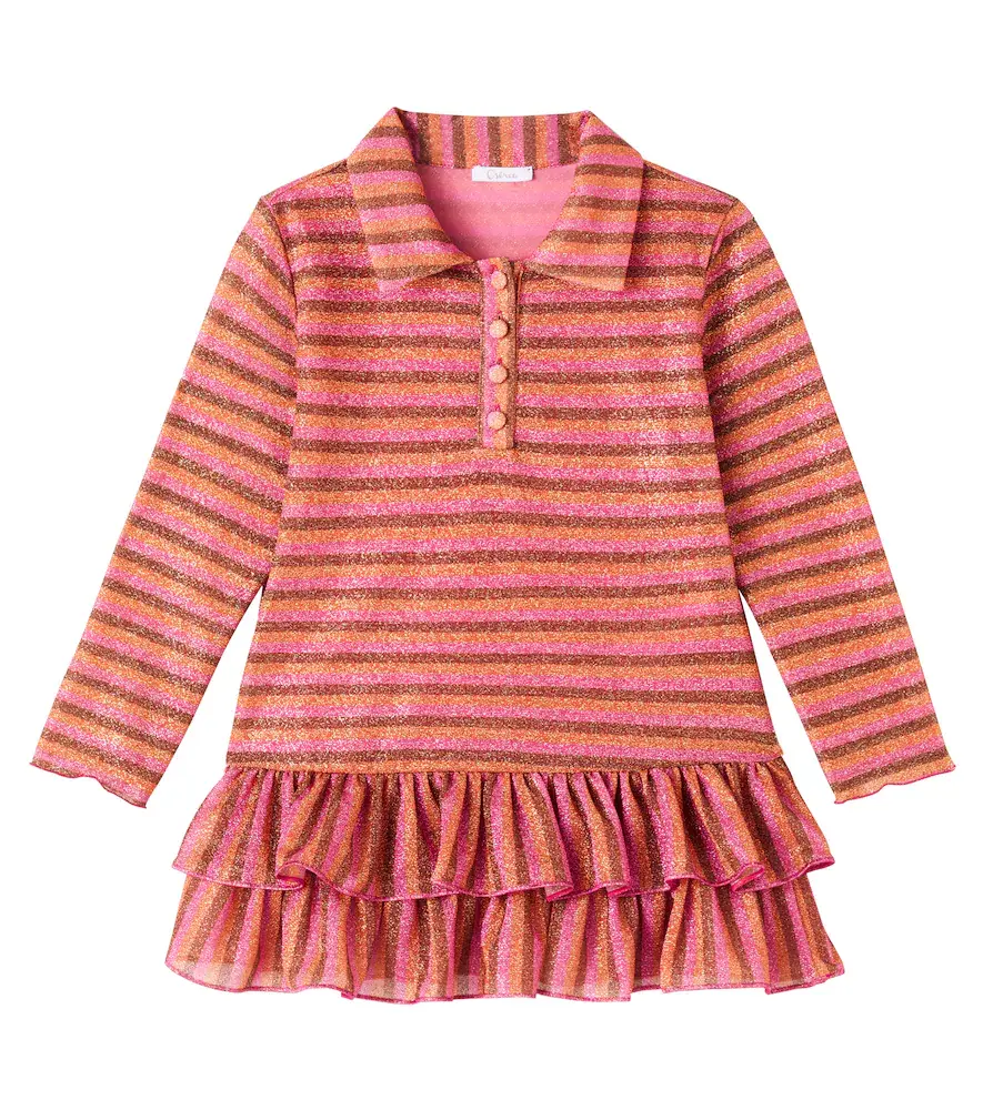 Oseree Kids Lumiere Striped Dress
