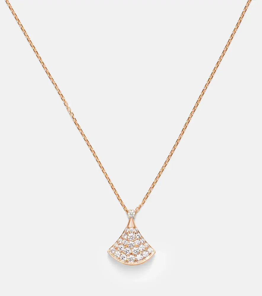 Diva’s Dream 18kt Rose Gold Necklace with Diamonds