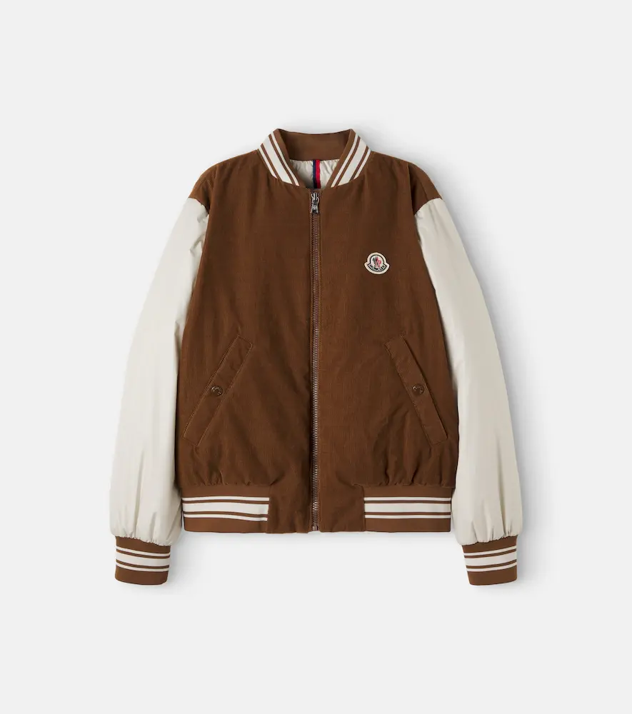 Moncler Enfant Gumond Corduroy Down Jacket