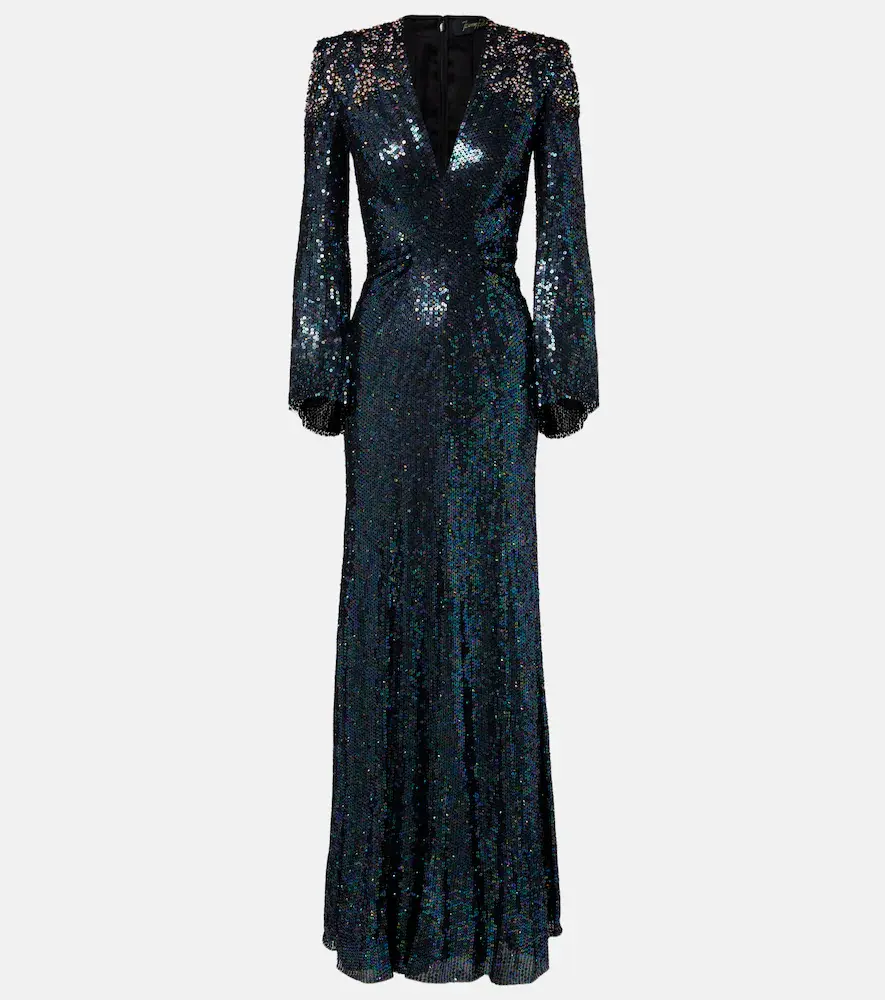 Jenny Packham Zinnia Sequined Gown