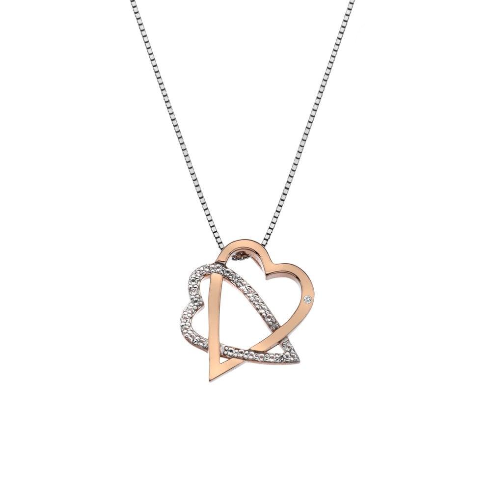 Adorable Pendant, Rose Gold Plate Accents