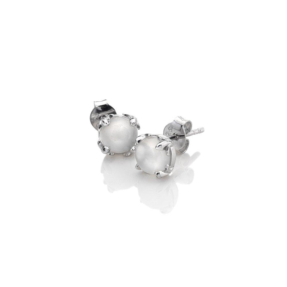 Anais Paris June - Sterling Silver Moonstone Earrings