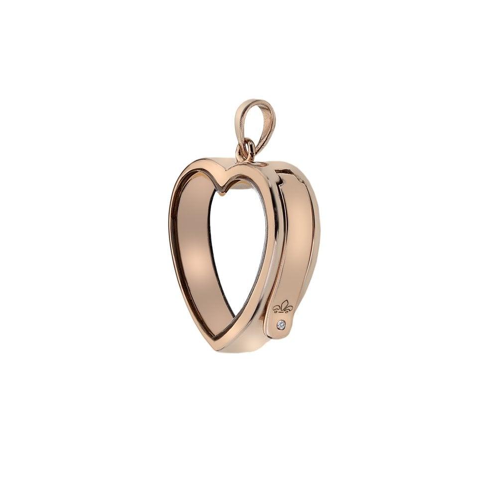 Anais Paris Rose Gold Plated Sterling Silver Medium Love Locket