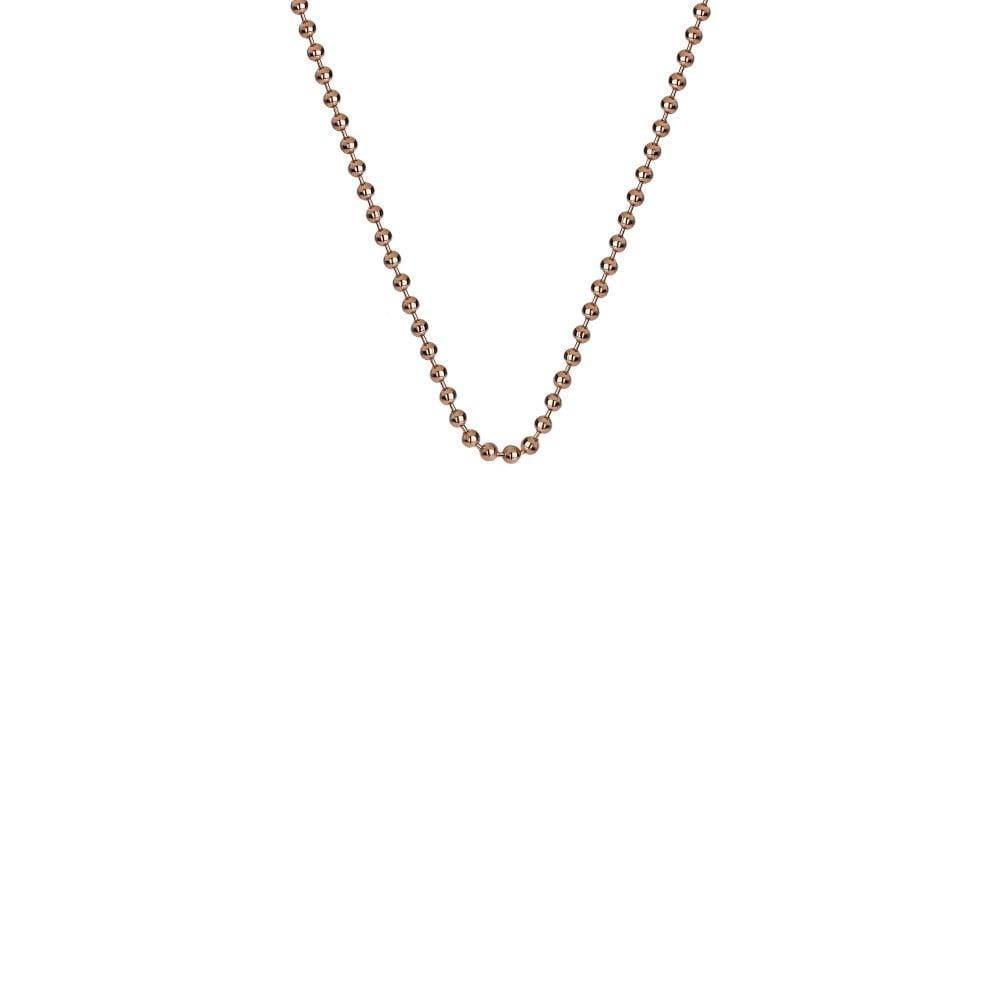 Emozioni, Anais Paris 18" Rose Gold Plated Sterling Silver Bead C