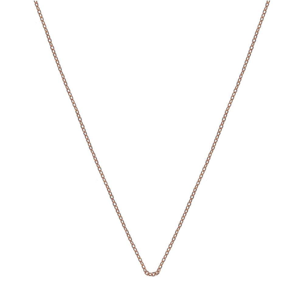 Emozioni, Anais Paris 35" Rose Gold Plated Sterling Silver Trace