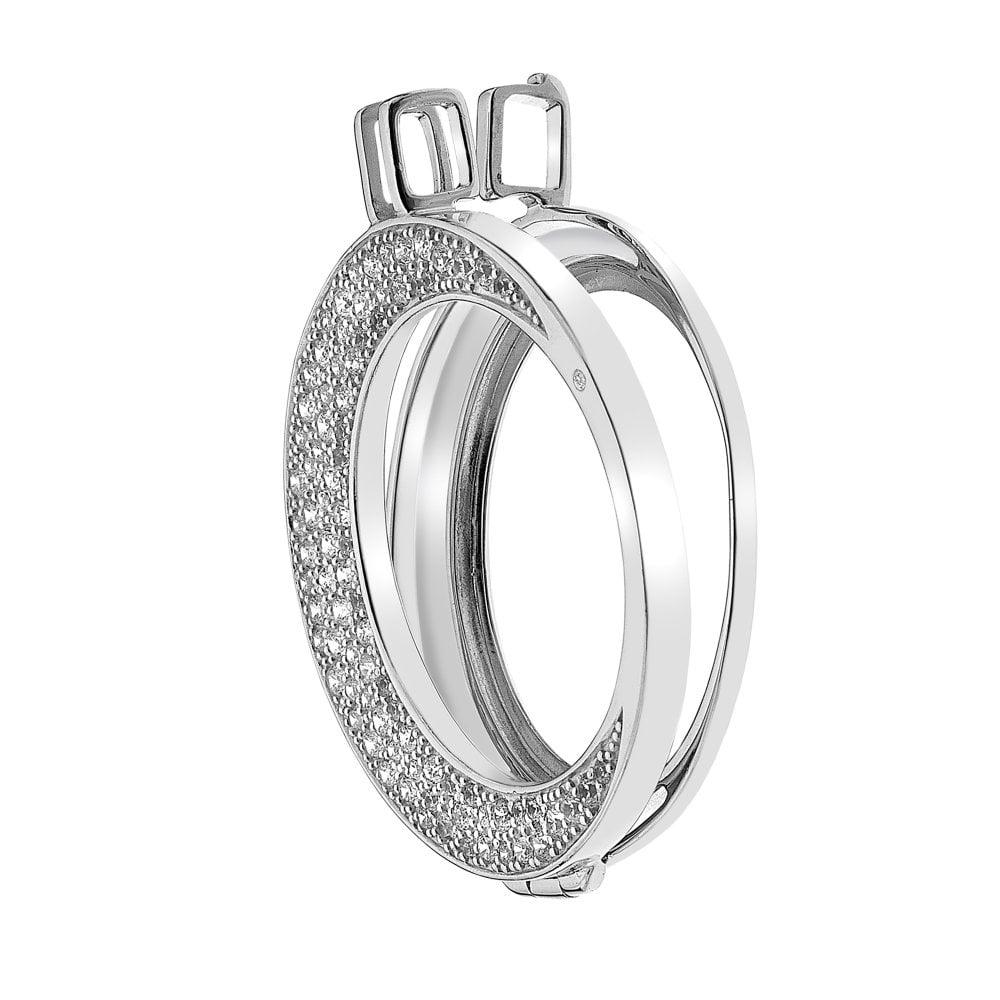 Emozioni Mezzaluna Sterling Silver Coin Keeper