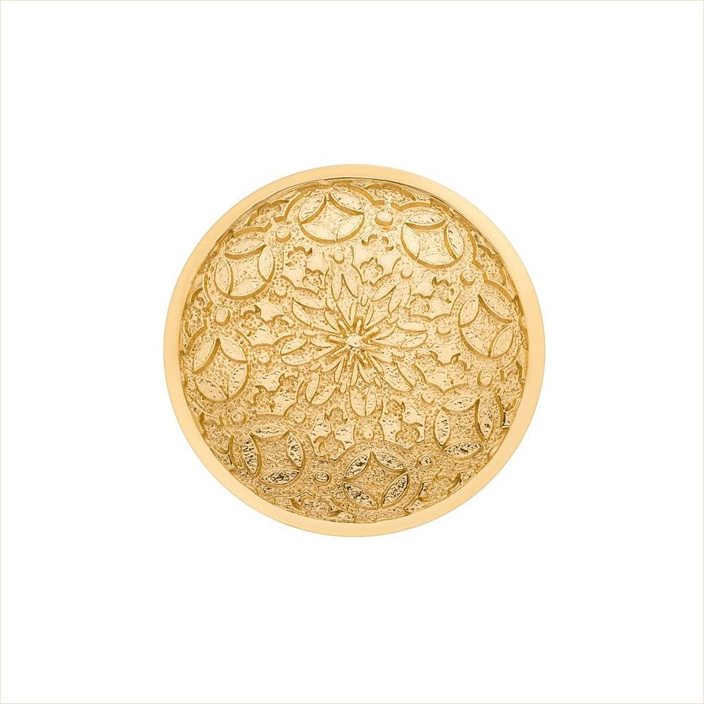 Emozioni Mystical Map Yellow Gold Plated Coin