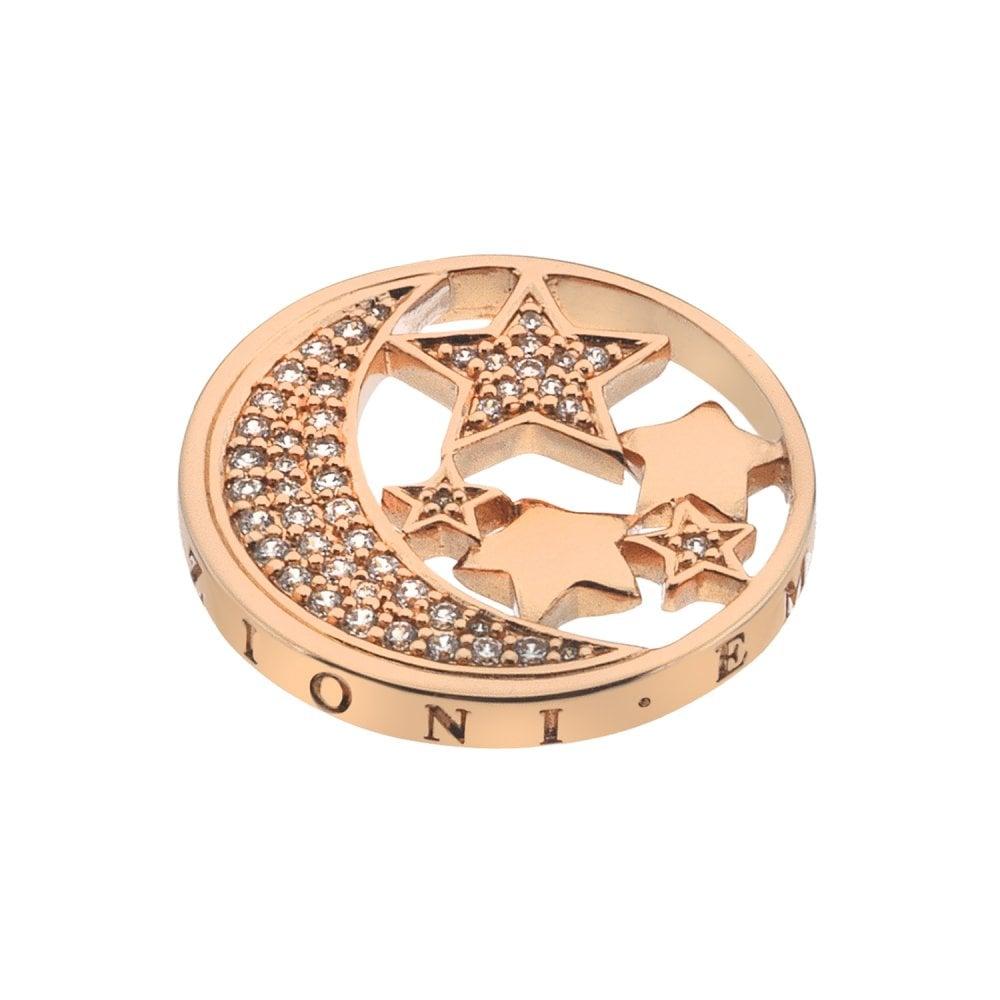 Emozioni Notturno Coin - Rose Gold Plate