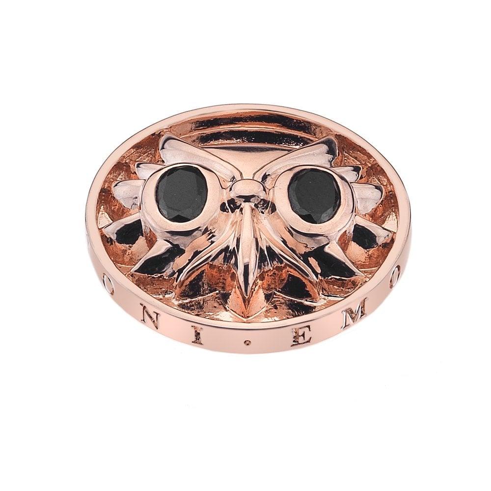 Emozioni Overjoyed Owl Rose Gold Plated Coin