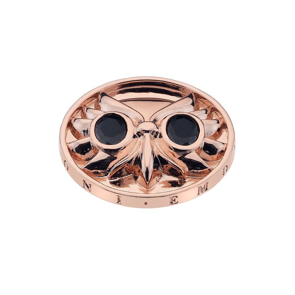 Emozioni Overjoyed Owl Rose Gold Plated Coin