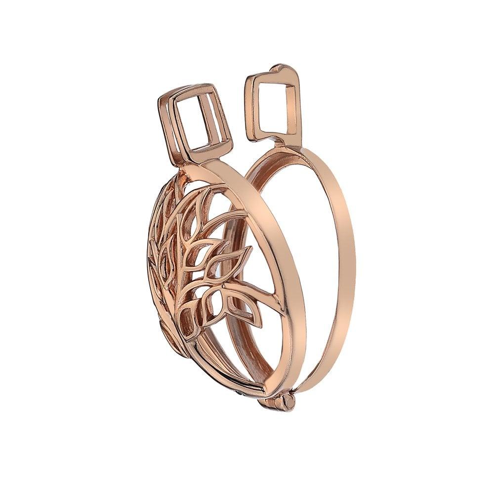 Emozioni Vita Rose Gold Plated Sterling Silver Coin Keeper