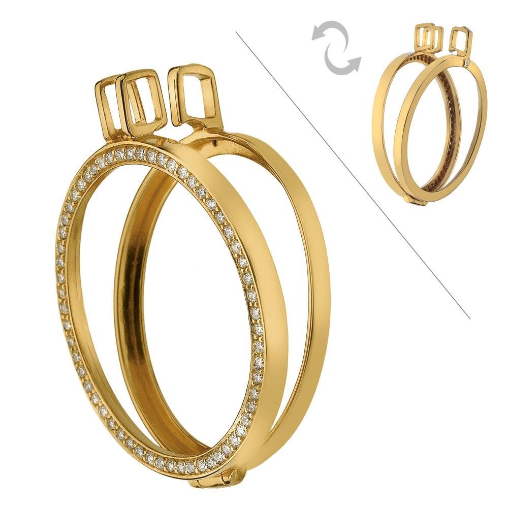 Emozioni Yellow Gold Reversible Coin Keeper