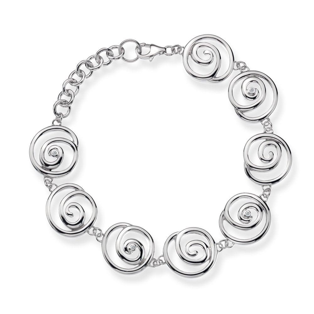 Eternity Spiral Bracelet