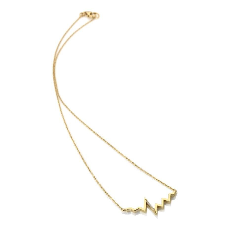 9ct Yellow Gold Beat Necklace