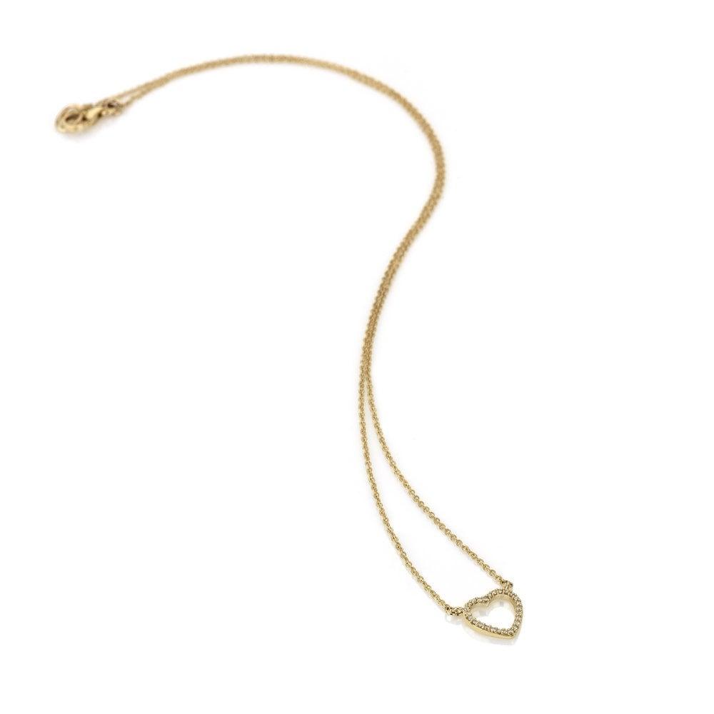 9ct Yellow Gold Ripple Necklace