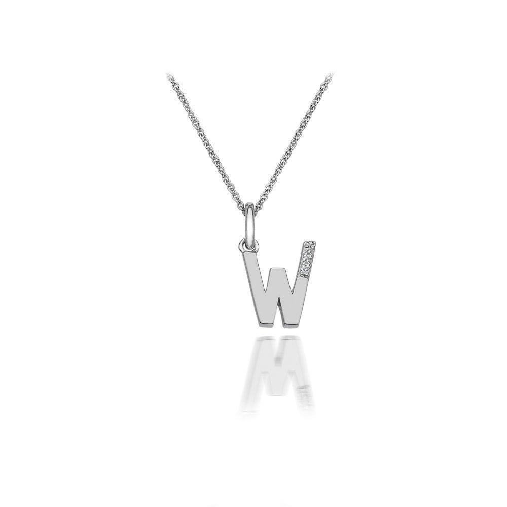 Letter W Pendant