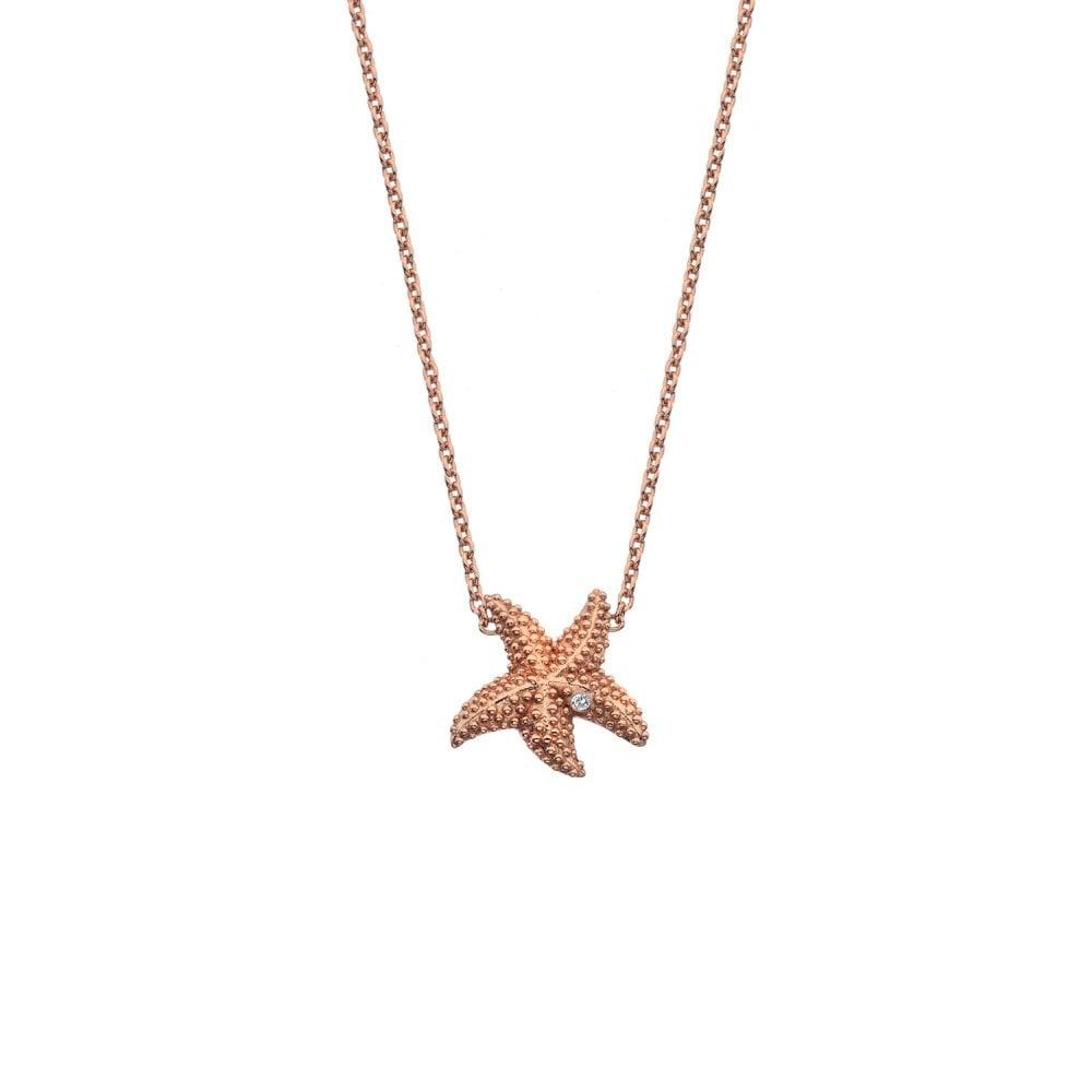 Large Eternal Love Necklace, Rose Gold Plate