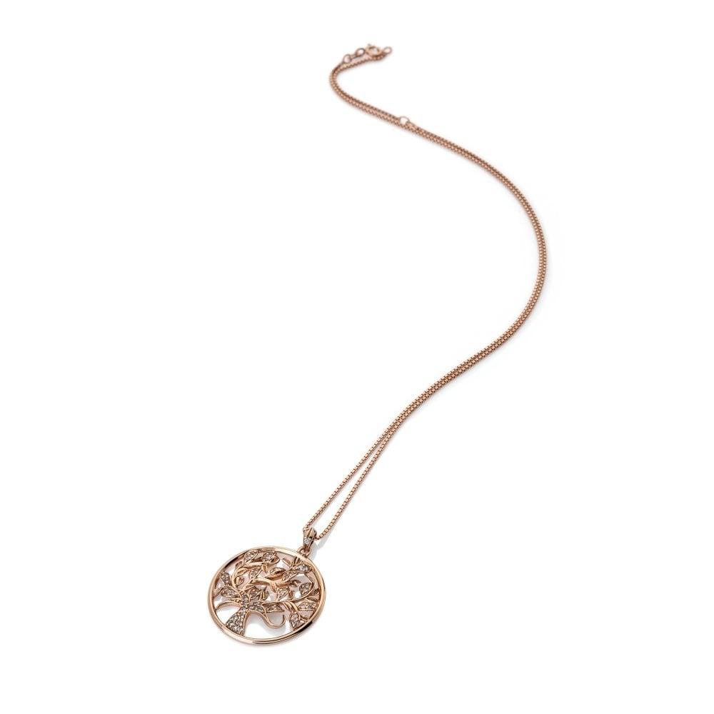 Nurture Circle White Topaz Pendant