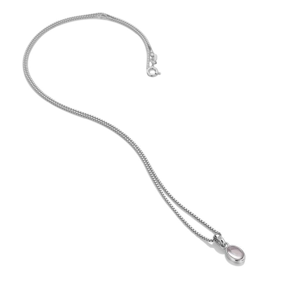 Rose Quartz Birthstone Pendant - October