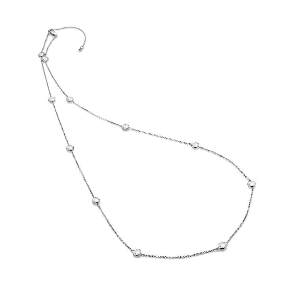 Tender White Topaz Intermittent Necklace