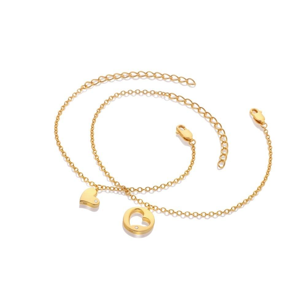Together Forever Bracelet Set, Yellow Gold, X Jac Jossa