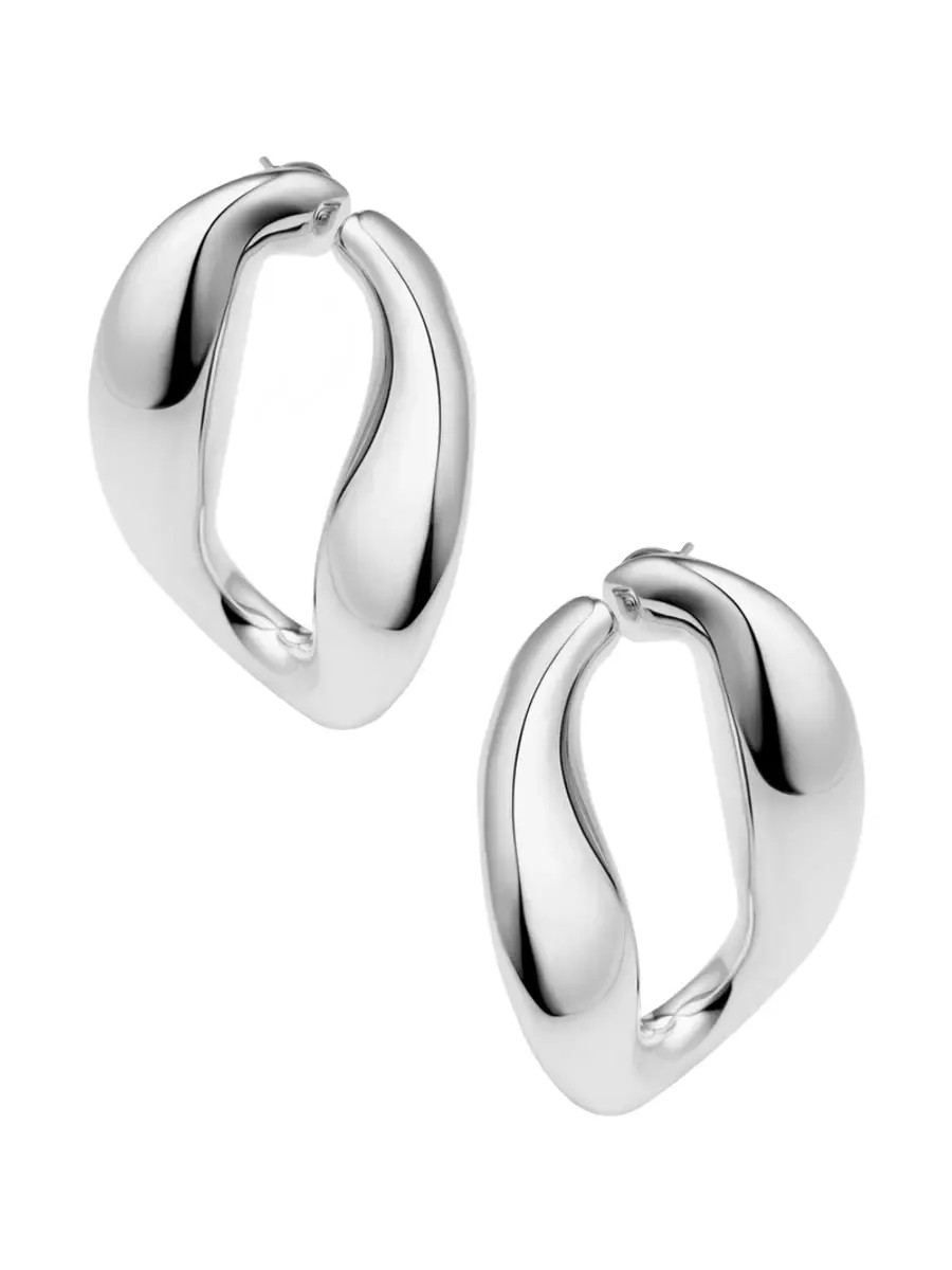 Priyanka Chopra Chunky Chain Hoops