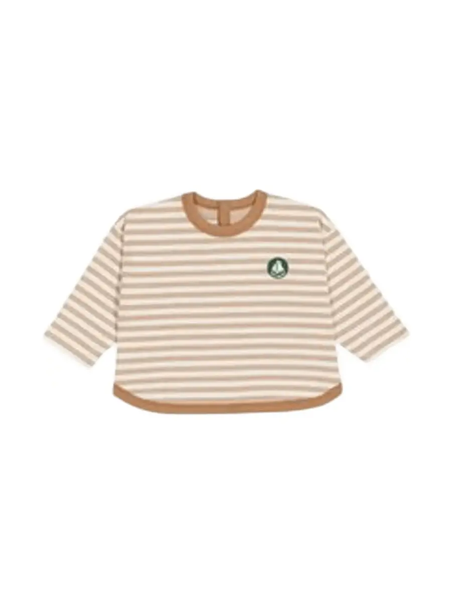 T-Shirt Lange Mouwen - Beige - 24 Maanden