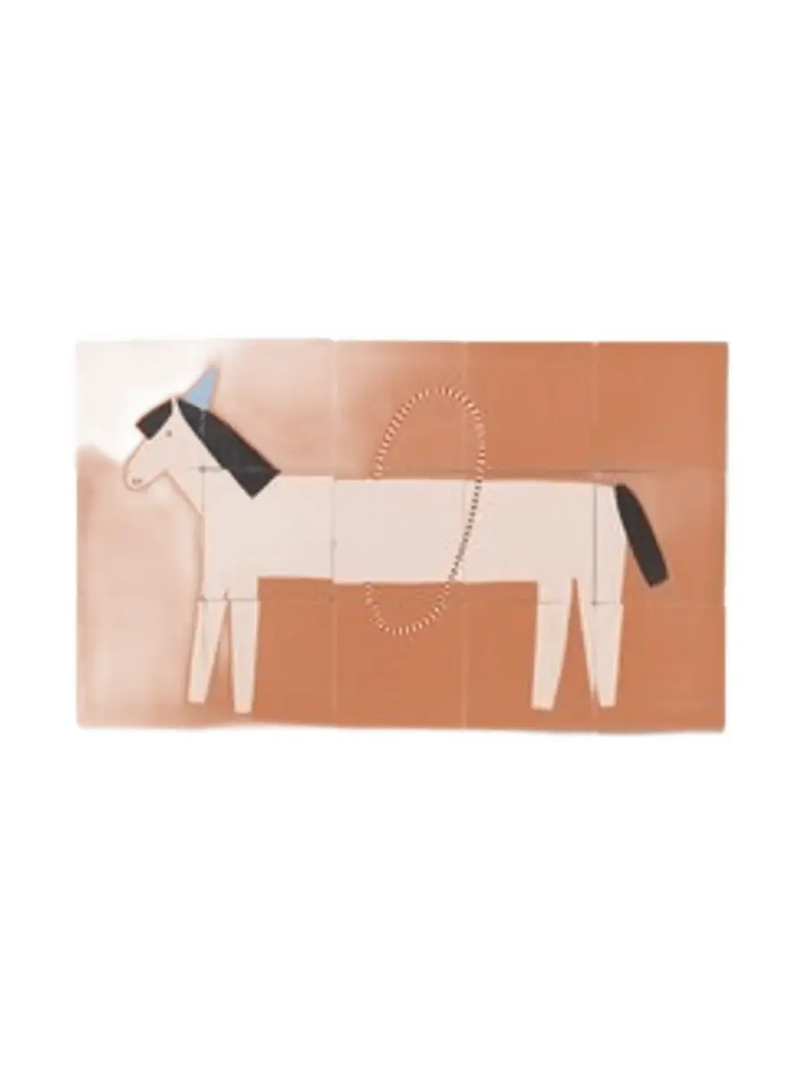 Two-sided Horse and Walrus Puzzle