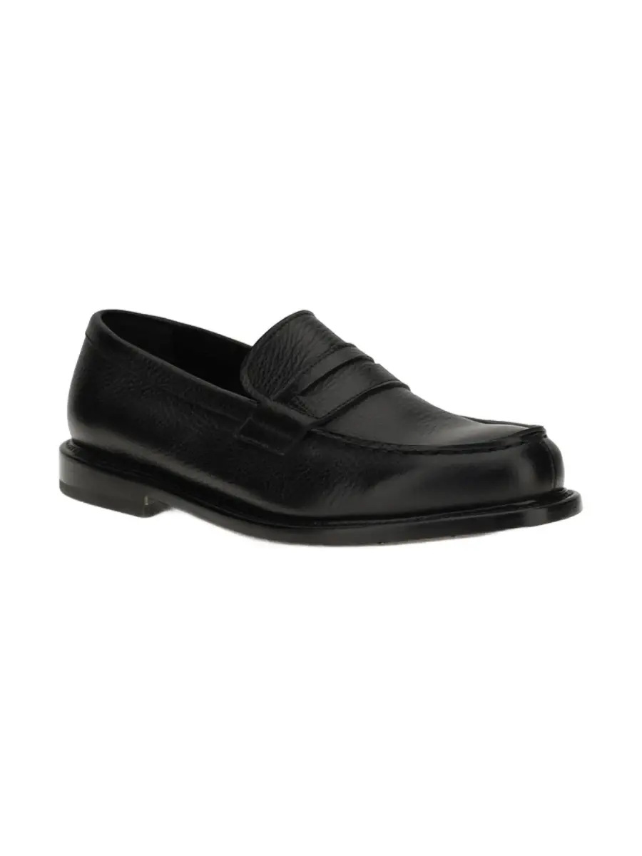 Parabout Apron Stitch Calfskin Loafer