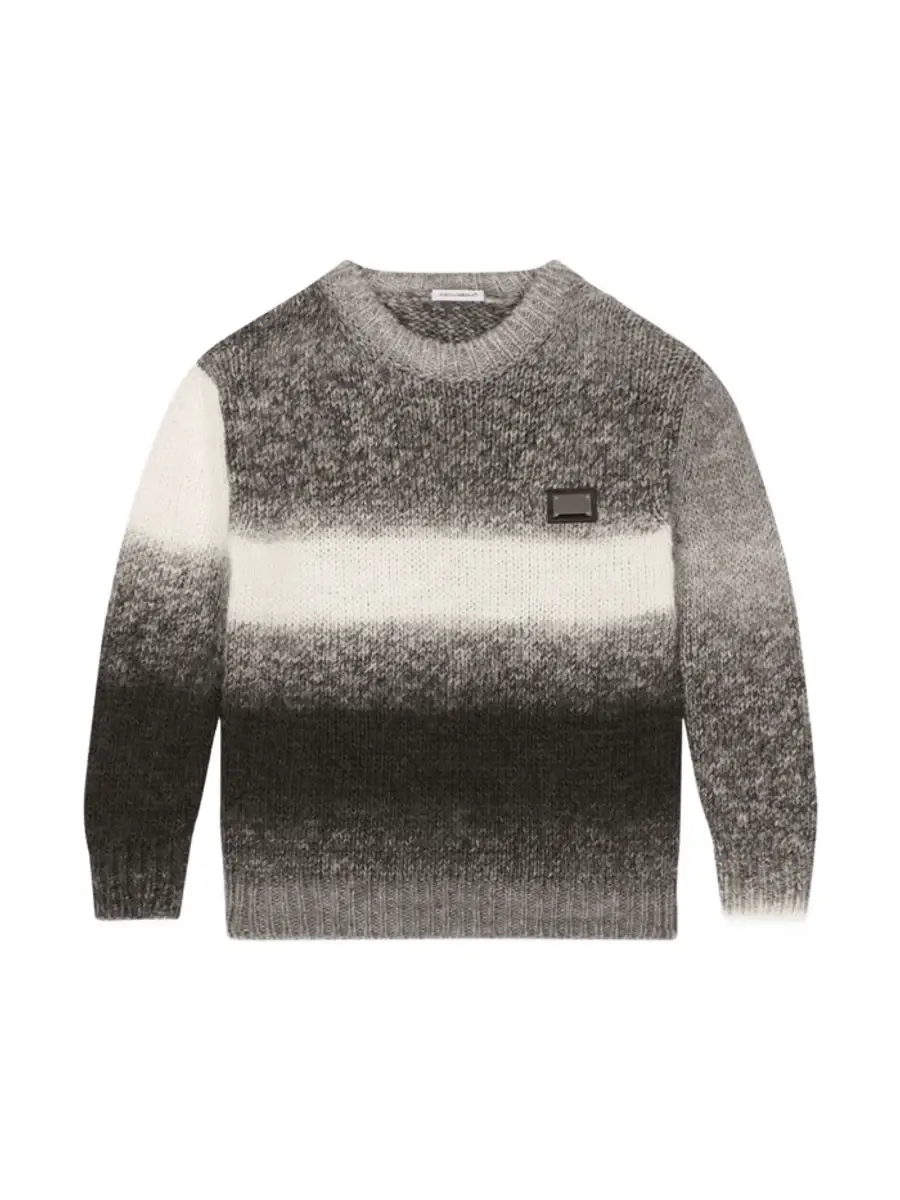 Acrylic Blend Crew Neck Sweater