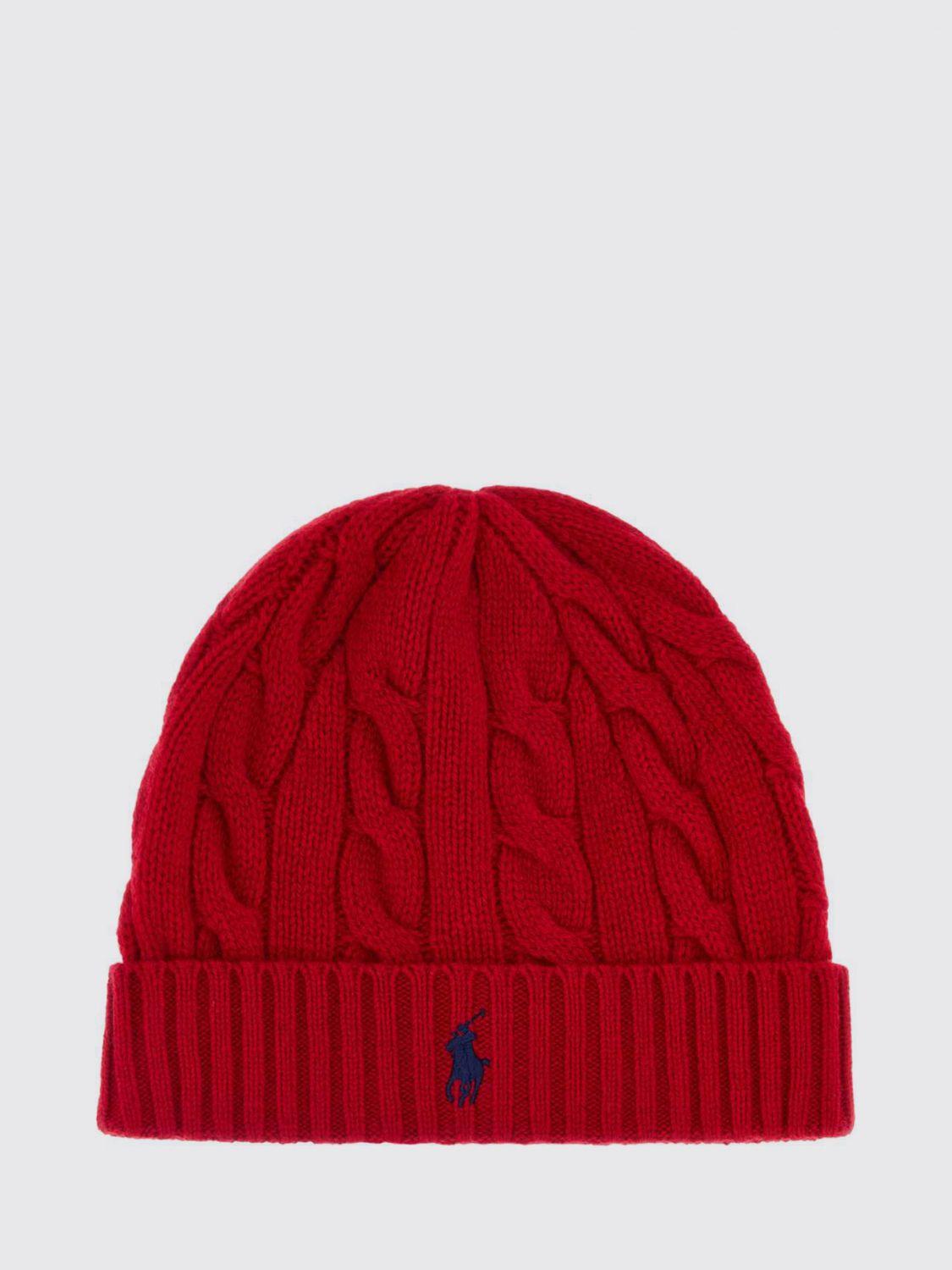 Wool and Cashmere Blend Beanie with Contrast Pony Logo