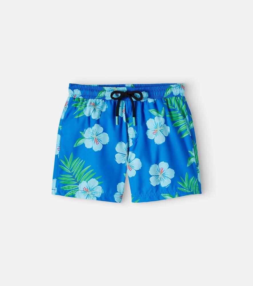 & Me Floral Swim Trunks