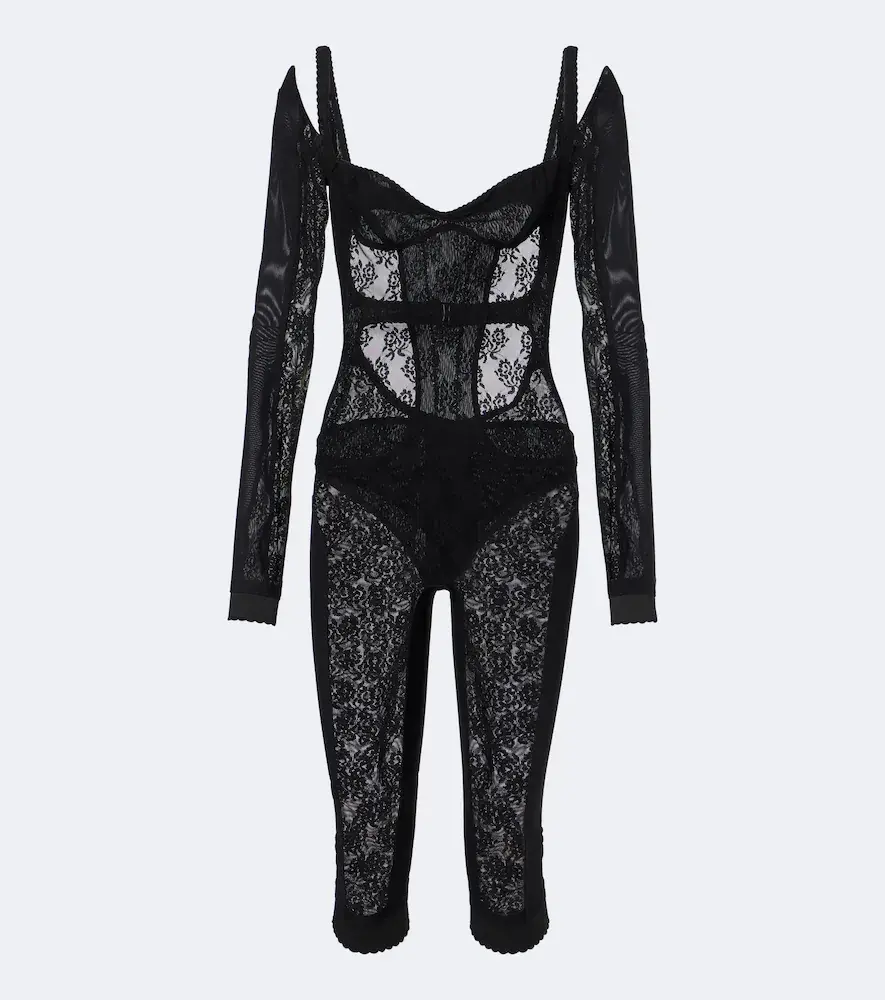 The Attico Lace Jumpsuit