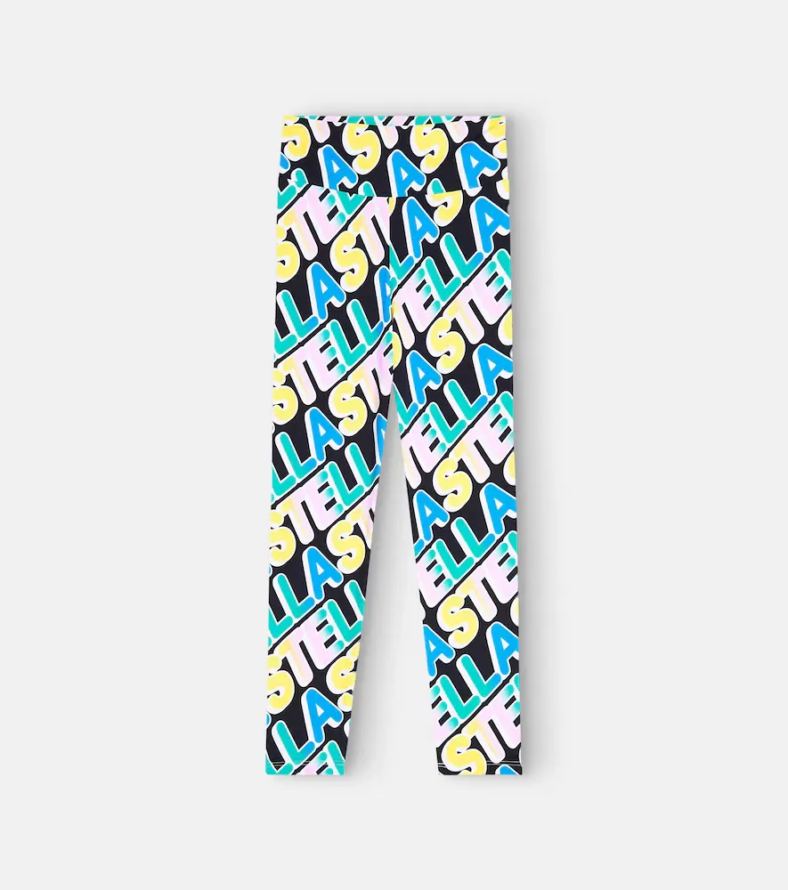 Stella McCartney Kids Logo Jersey Leggings