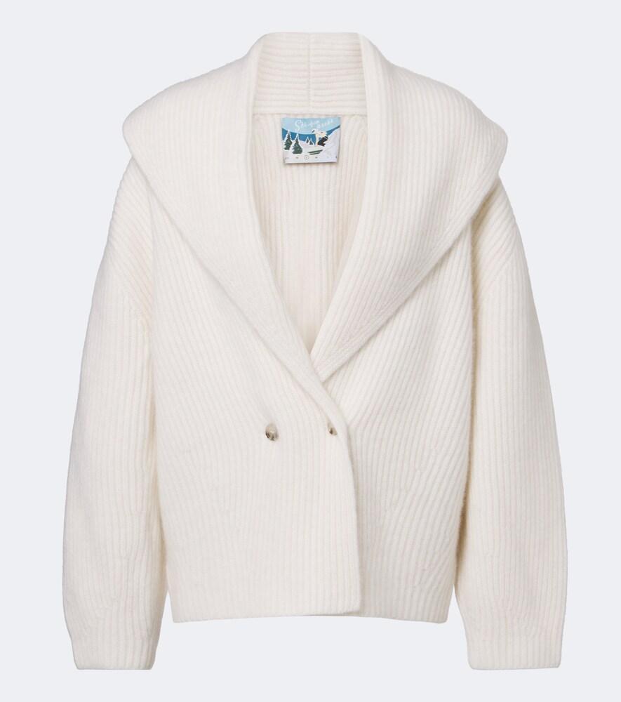 Lucille Ribbed-knit Cashmere Cardigan