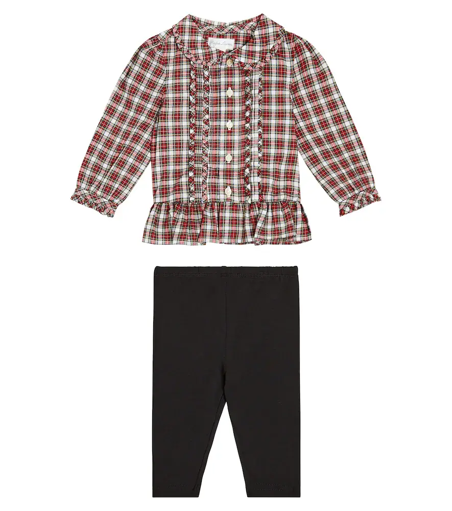 Polo Ralph Lauren Kids Baby Cotton Shirt and Leggings Set