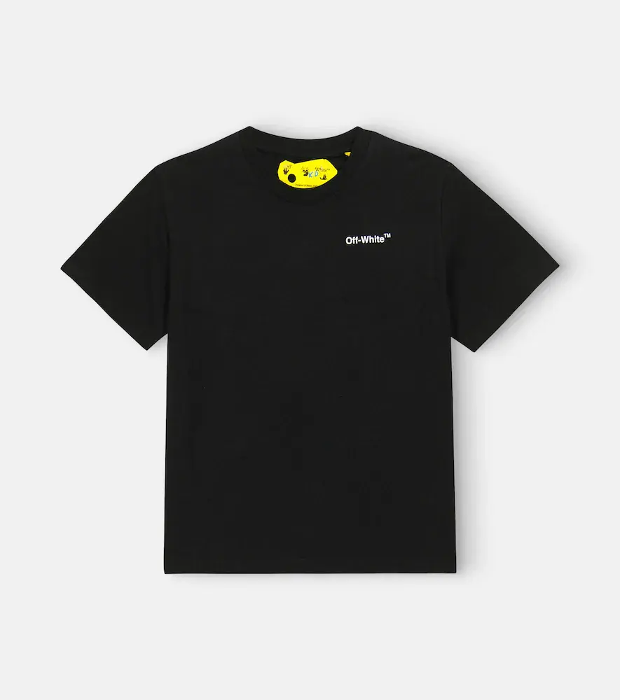 Off-White Kids Logo Cotton Jersey T-shirt