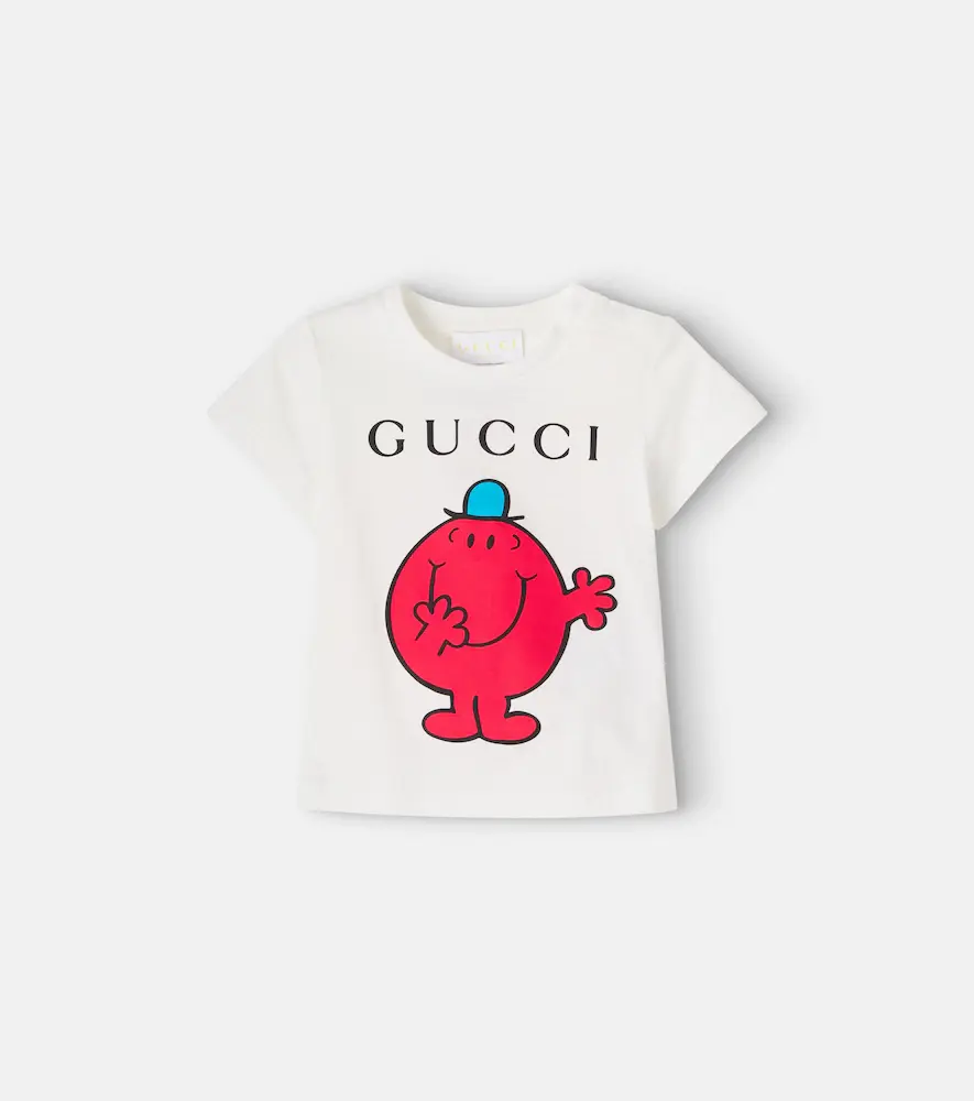 Gucci Kids X Mr. Men Little Miss Baby Cotton Jersey T-shirt