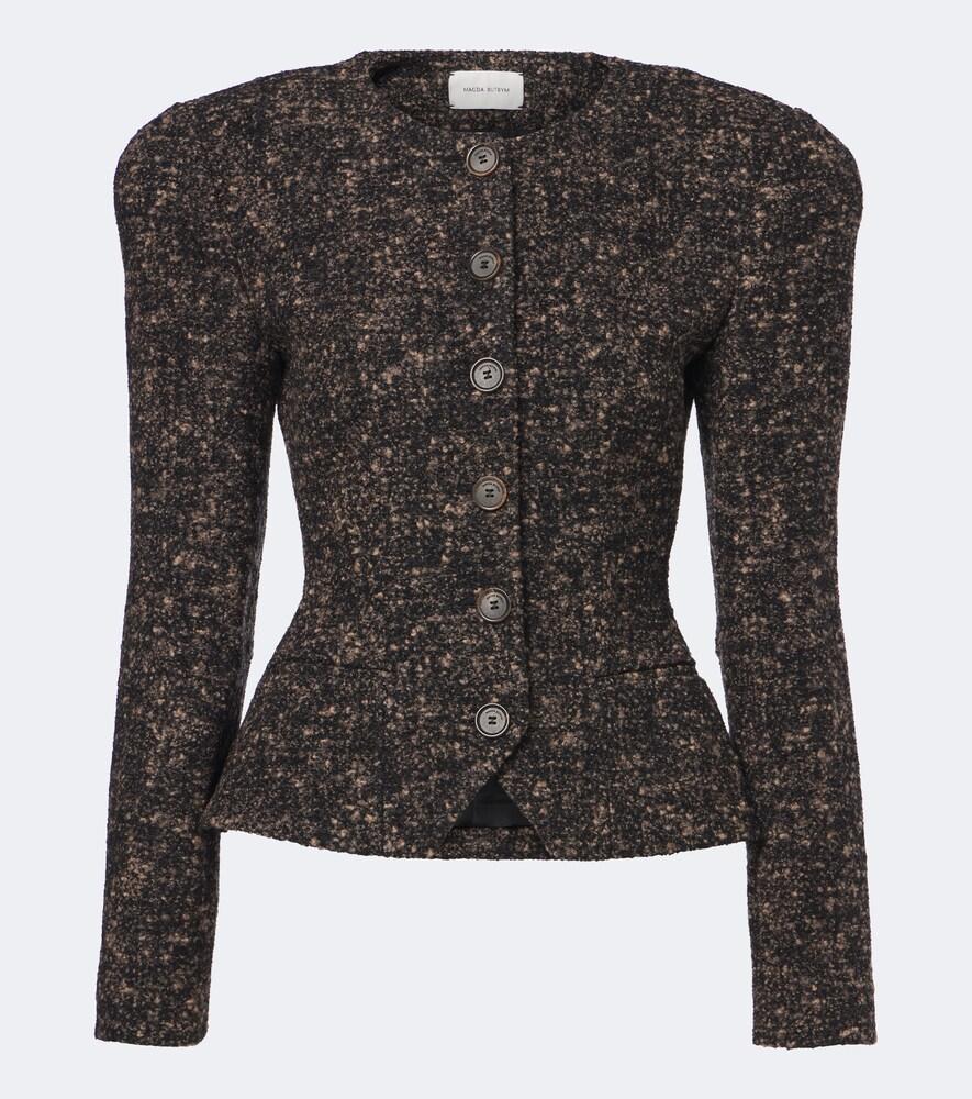 Magda Butrym Wool and Cashmere-blend Boucle Jacket
