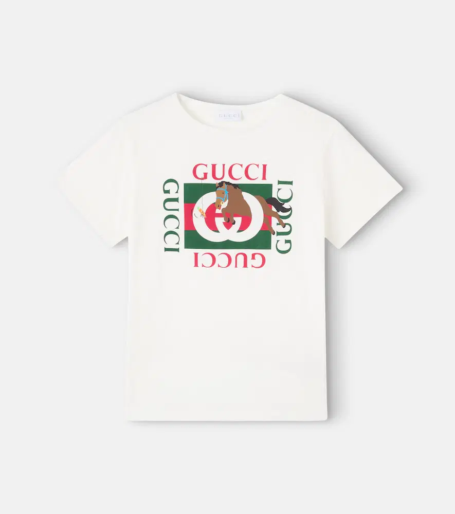 Gucci Kids X Euan Roberts Cotton Jersey T-shirt