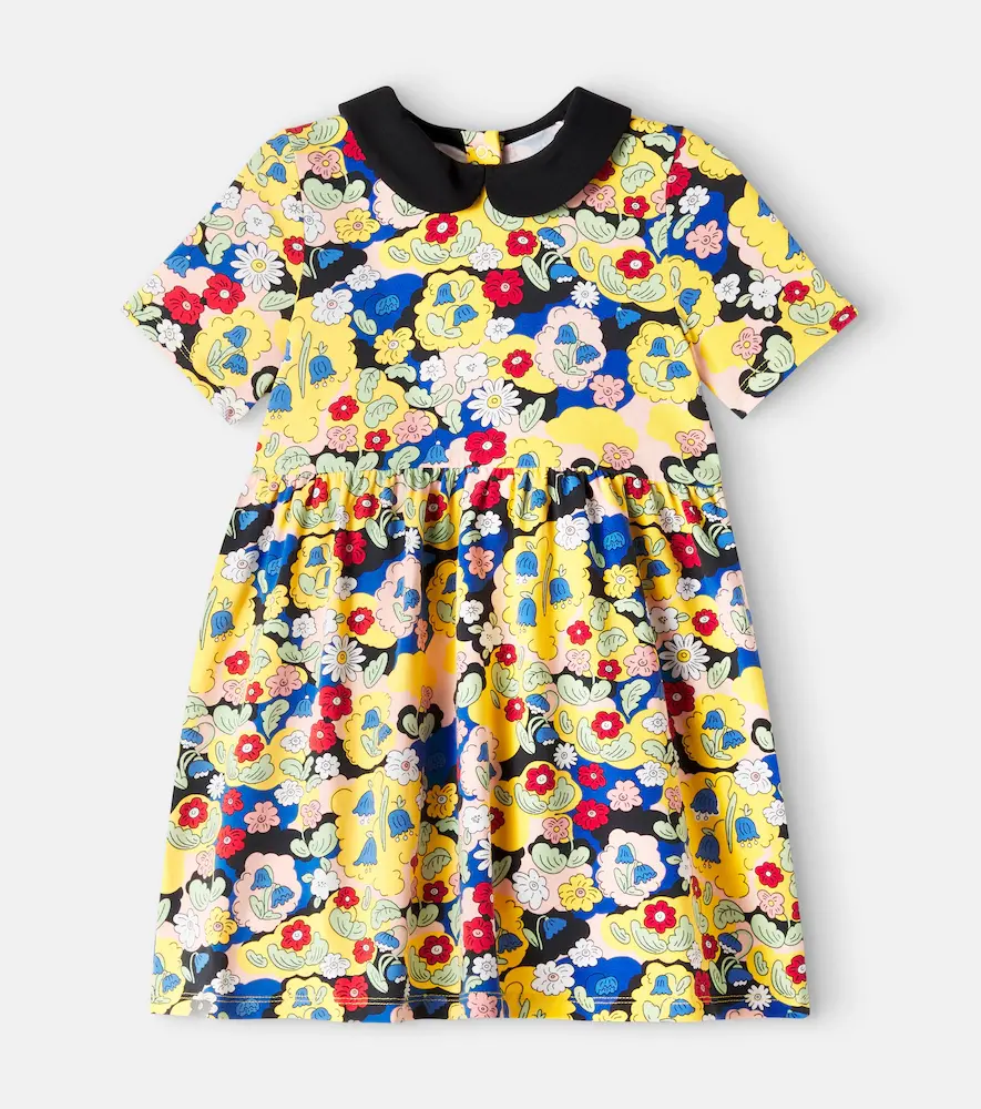 Mini Rodini Floral Cotton-blend Dress