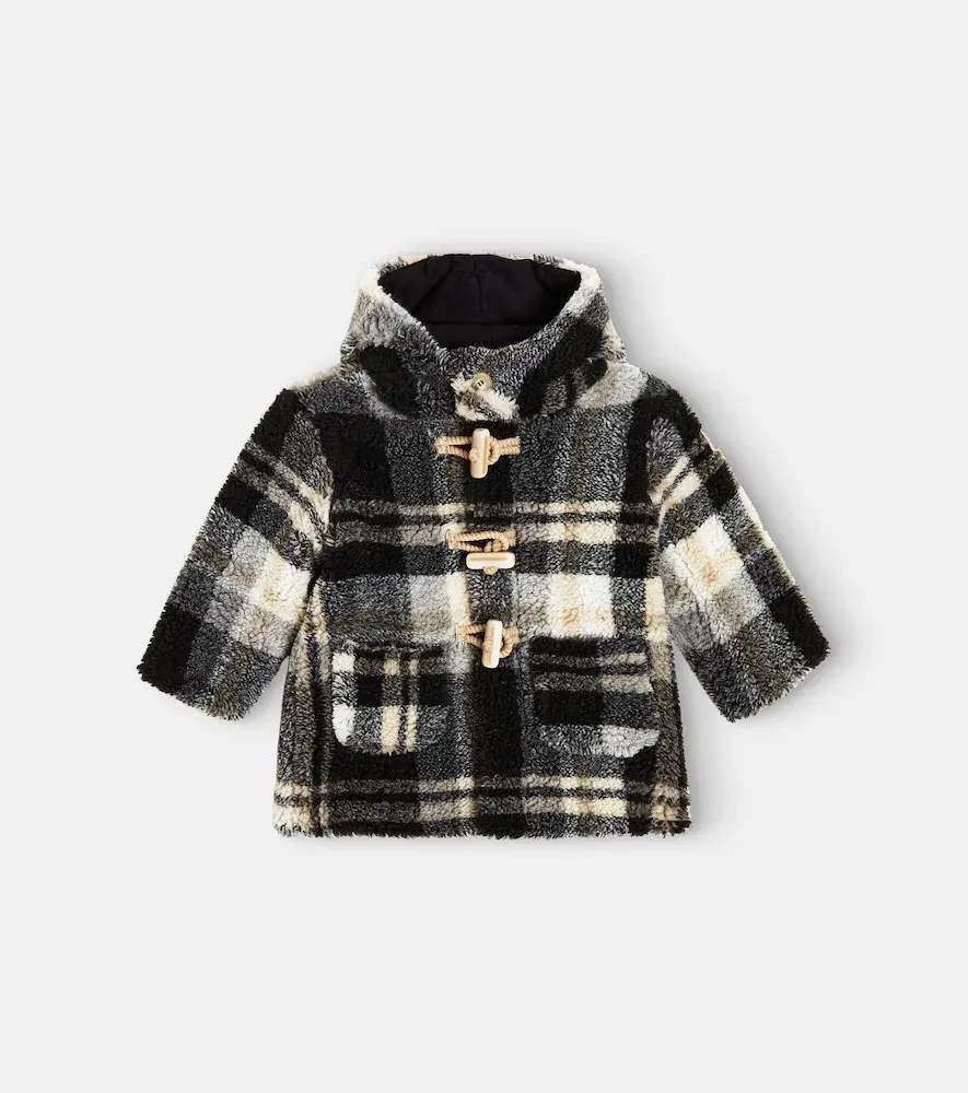 Il Gufo Baby Checked Duffel Coat
